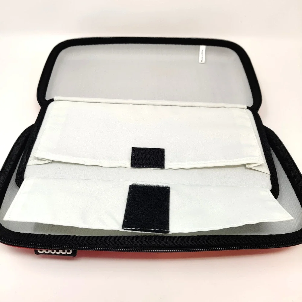 Cocoon Case w Grid It Insert Electronics Travel Case Red Zippered Business Trip